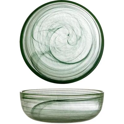 Bloomingville Bol Amelie Green Glass Green One Size - Publicité Bloomingville Bol Amelie Green Glass Green One Size - Publicité