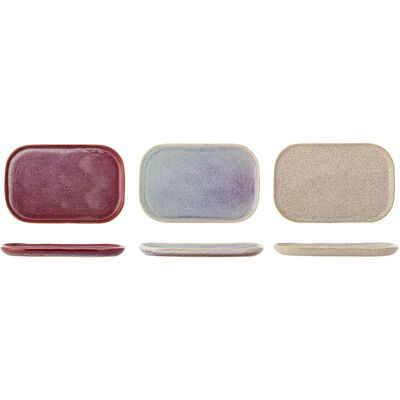 Bloomingville Assiette Plate Addison Pink / Rose One Size - Publicité Bloomingville Assiette Plate Addison Pink / Rose One Size - Publicité