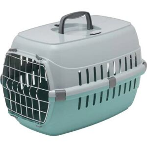 Moderna Transporteur Pour Animaux De Compagnie Roadrunner 2 En Métal Recyclé 56.4x37.4x35 Cm Grey / Blue One Size - Publicité Moderna Transporteur Pour Animaux De Compagnie Roadrunner 2 En Métal Recyclé 56.4x37.4x35 Cm Grey / Blue One Size - Publicité