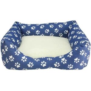 Arquivet Panier Carré Pour Animaux De Compagnie Avec Empreintes De Pattes 70 Cm Blue 70 cm - Publicité Arquivet Panier Carré Pour Animaux De Compagnie Avec Empreintes De Pattes 70 Cm Blue 70 cm - Publicité