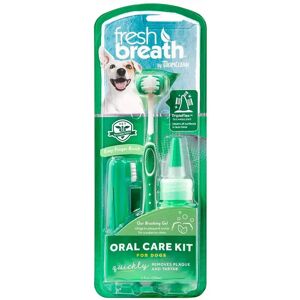 Tropiclean Kit Haleine Fraîche Pour Chiens De Races Moyennes Et Petites Dentifrice Green One Size - Publicité Tropiclean Kit Haleine Fraîche Pour Chiens De Races Moyennes Et Petites Dentifrice Green One Size - Publicité