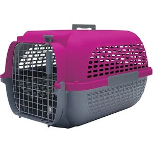 Dogit Caisse De Transport Pour Animaux Pet Voyageur Fuchsia / Grey M - Publicité Dogit Caisse De Transport Pour Animaux Pet Voyageur Fuchsia / Grey M - Publicité