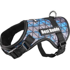 Flamingo Harnais Pour Chien Best Buddy Uranus Blue Camo 80-115 x 50mm - Publicité Flamingo Harnais Pour Chien Best Buddy Uranus Blue Camo 80-115 x 50mm - Publicité