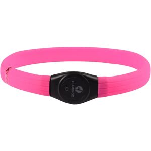 Flamingo Collier De Chien Visio Light Led Jumbo Pink 35-64 cm x 7 mm - Publicité Flamingo Collier De Chien Visio Light Led Jumbo Pink 35-64 cm x 7 mm - Publicité