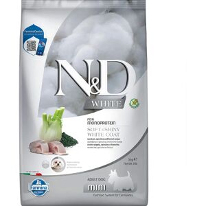 Farmina Nourriture Pour Chiens Au Bar Et à La Spiruline N&d White Mini 5kg One Size - Publicité Farmina Nourriture Pour Chiens Au Bar Et à La Spiruline N&d White Mini 5kg One Size - Publicité