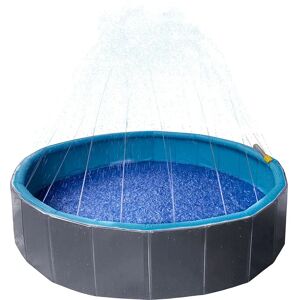 Flamingo Piscine Pour Chiens Sprinkle Grey / Blue 120 x 30 cm - Publicité Flamingo Piscine Pour Chiens Sprinkle Grey / Blue 120 x 30 cm - Publicité