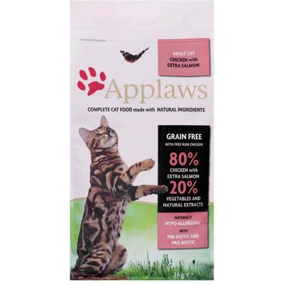Applaws Nourriture Pour Chats Adultes Au Poulet Et Au Saumon 2kg Multicolour 2kg - Publicité Applaws Nourriture Pour Chats Adultes Au Poulet Et Au Saumon 2kg Multicolour 2kg - Publicité