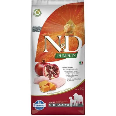Farmina Nourriture Pour Chiens Adultes N&d à La Citrouille Au Poulet Et à La Grenade 12kg Multicolour 12kg - Publicité Farmina Nourriture Pour Chiens Adultes N&d à La Citrouille Au Poulet Et à La Grenade 12kg Multicolour 12kg - Publicité