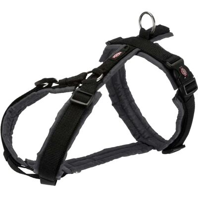 Trixie Harnais Pour Chien Trekking New Premium 15 Mm Black / Graphite 36-44 cm - Publicité Trixie Harnais Pour Chien Trekking New Premium 15 Mm Black / Graphite 36-44 cm - Publicité