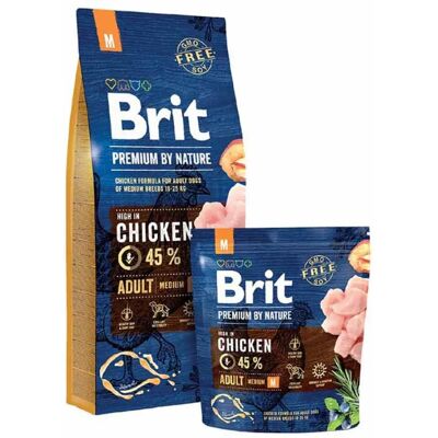 Brit Nourriture Pour Chiens Adultes Premium By Nature Poulet à L´érable Et Maïs 15kg 15kg - Publicité Brit Nourriture Pour Chiens Adultes Premium By Nature Poulet à L´érable Et Maïs 15kg 15kg - Publicité