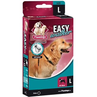 Flamingo Harnais Pour Chien Easy Walker Black 31-39 cm - Publicité Flamingo Harnais Pour Chien Easy Walker Black 31-39 cm - Publicité