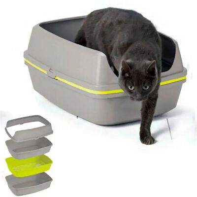 Moderna Litière Pour Chat Lift To Sift 57x43x27 Cm Grey One Size - Publicité Moderna Litière Pour Chat Lift To Sift 57x43x27 Cm Grey One Size - Publicité