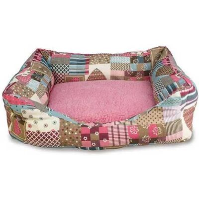 Arquivet Panier Carré Pour Animaux De Compagnie Cœurs Et Rayures 70 Cm Multicolor 70 cm - Publicité Arquivet Panier Carré Pour Animaux De Compagnie Cœurs Et Rayures 70 Cm Multicolor 70 cm - Publicité