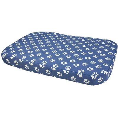 Arquivet Lit Pour Animaux De Compagnie Empreintes De Matelas Blue / White 105 x 70 x 9 cm - Publicité Arquivet Lit Pour Animaux De Compagnie Empreintes De Matelas Blue / White 105 x 70 x 9 cm - Publicité