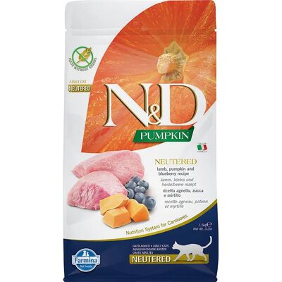Farmina Nourriture Pour Chats à La Citrouille à L´agneau Castré Et à La Canneberge 1.5kg Multicolor 1.5kg - Publicité Farmina Nourriture Pour Chats à La Citrouille à L´agneau Castré Et à La Canneberge 1.5kg Multicolor 1.5kg - Publicité