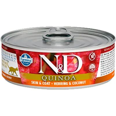 FARMINA Nd Chat Quinoa Skin Coat Hareng - Nourriture pour Chats - Publicité FARMINA Nd Chat Quinoa Skin Coat Hareng - Nourriture pour Chats - Publicité