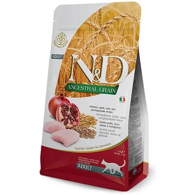 Farmina N&D Ancêtres Grain Nourriture Chat - Poulet et Grenade 1,5Kg - Publicité Farmina N&D Ancêtres Grain Nourriture Chat - Poulet et Grenade 1,5Kg - Publicité
