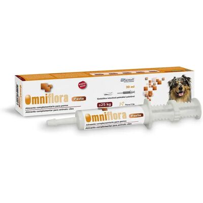 Pâte Omniflora HIFARMAX - Complément pour Chiens - Publicité Pâte Omniflora HIFARMAX - Complément pour Chiens - Publicité