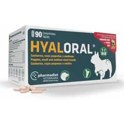 Farmadiet Hyaloral Petite et Moyenne Race - Compléments pour Chiens - Publicité Farmadiet Hyaloral Petite et Moyenne Race - Compléments pour Chiens - Publicité
