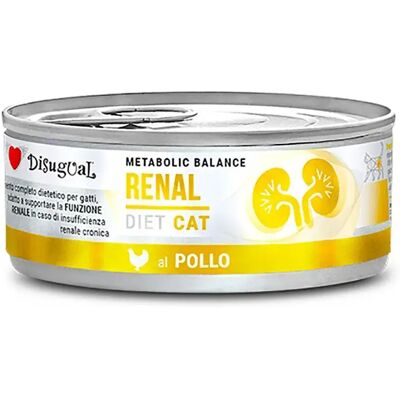Disugual Marque Modèle Nourriture Humide Rénale pour Chats - 85g - Publicité Disugual Marque Modèle Nourriture Humide Rénale pour Chats - 85g - Publicité