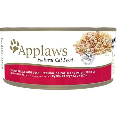 Applaws Nourriture Humide Pour Chats Poulet Et Canard 24x156g Multicolour One Size - Publicité Applaws Nourriture Humide Pour Chats Poulet Et Canard 24x156g Multicolour One Size - Publicité