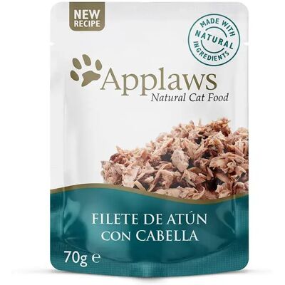 Applaws Filets De Maquereau Et De Thon En Gelée 16x70g Aliment Humide Pour Chat Multicolour One Size - Publicité Applaws Filets De Maquereau Et De Thon En Gelée 16x70g Aliment Humide Pour Chat Multicolour One Size - Publicité