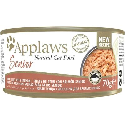Applaws Nourriture Humide Pour Chats Thon Et Saumon 24x70g Multicolour One Size - Publicité Applaws Nourriture Humide Pour Chats Thon Et Saumon 24x70g Multicolour One Size - Publicité