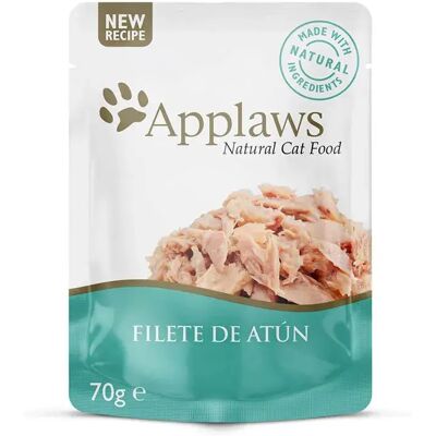Poche Naturelle d'Applaws au Filet de Thon en Gelée - Nourriture pour Chats - Publicité Poche Naturelle d'Applaws au Filet de Thon en Gelée - Nourriture pour Chats - Publicité