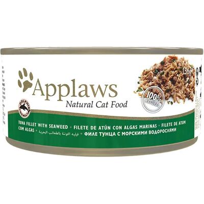 Nourriture humide au thon et algues Applaws 24x156g - Publicité Nourriture humide au thon et algues Applaws 24x156g - Publicité