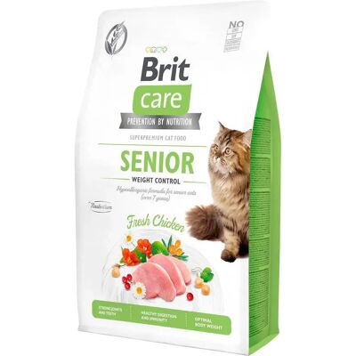 Brit Nourriture Pour Chats Seniors Care Sans Céréales Pour Le Contrôle Du Poids 2kg Multicolour One Size - Publicité Brit Nourriture Pour Chats Seniors Care Sans Céréales Pour Le Contrôle Du Poids 2kg Multicolour One Size - Publicité