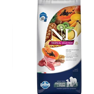 Farmina Nourriture Pour Chien à L´agneau Nd Tropical Selection Med Maxi 10kg Multicolor 10kg - Publicité Farmina Nourriture Pour Chien à L´agneau Nd Tropical Selection Med Maxi 10kg Multicolor 10kg - Publicité