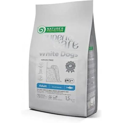 NATURES PROTECTION Nourriture pour petits chiens blancs - Aringa 1,5KG - Publicité NATURES PROTECTION Nourriture pour petits chiens blancs - Aringa 1,5KG - Publicité