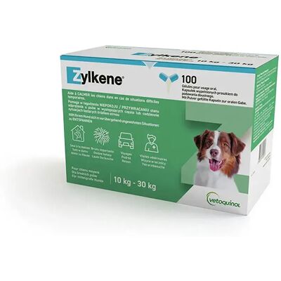 Vetoquinol Zylkene 225mg Supplément pour Animaux - Soutien Stress - Publicité Vetoquinol Zylkene 225mg Supplément pour Animaux - Soutien Stress - Publicité