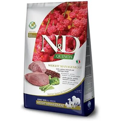 Farmina Nourriture Pour Chiens Nd Quinoa Gestion Du Poids Agneau Med&max 7kg White 7kg - Publicité Farmina Nourriture Pour Chiens Nd Quinoa Gestion Du Poids Agneau Med&max 7kg White 7kg - Publicité