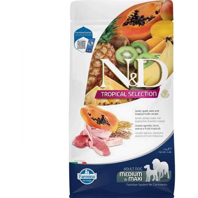 Farmina Nourriture Pour Chien à L´agneau Nd Tropical Selection Med Maxi 2kg White 2kg - Publicité Farmina Nourriture Pour Chien à L´agneau Nd Tropical Selection Med Maxi 2kg White 2kg - Publicité