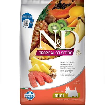 Farmina Nourriture Pour Chien Nd Tropical Selection Mini Salmon 5kg White 5kg - Publicité Farmina Nourriture Pour Chien Nd Tropical Selection Mini Salmon 5kg White 5kg - Publicité