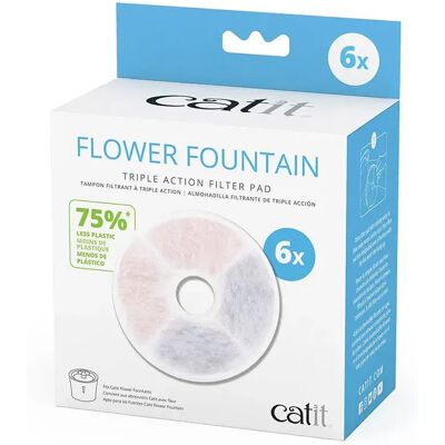 Catit Filtre Triple Action 6 Unités White One Size - Publicité Catit Filtre Triple Action 6 Unités White One Size - Publicité
