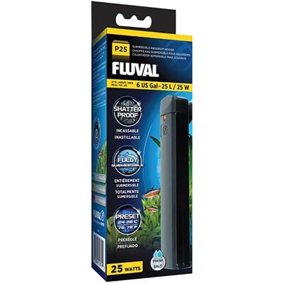 Fluval Chauffage D´aquarium P25 25l Black One Size - Publicité Fluval Chauffage D´aquarium P25 25l Black One Size - Publicité