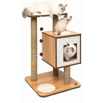 Catit Arbre à Chat Vesper Base Walnut One Size - Publicité Catit Arbre à Chat Vesper Base Walnut One Size - Publicité
