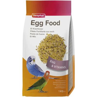 Nourriture aux œufs Beaphar pour perruches et perroquets - 1kg - Publicité Nourriture aux œufs Beaphar pour perruches et perroquets - 1kg - Publicité