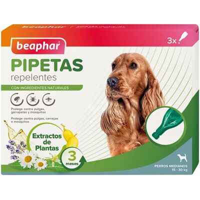 Beaphar Pipettes Antiparasitaires Répulsives Pour Chien 2ml 3 Unités Multicolor M - Publicité Beaphar Pipettes Antiparasitaires Répulsives Pour Chien 2ml 3 Unités Multicolor M - Publicité