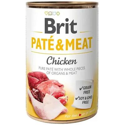 Brit Pâté Et Viande De Poulet 400g 6 Unités Multicolor One Size - Publicité Brit Pâté Et Viande De Poulet 400g 6 Unités Multicolor One Size - Publicité