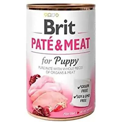 Brit Pâté Et Viande Pour Chiots 400g 6 Unités Multicolor One Size - Publicité Brit Pâté Et Viande Pour Chiots 400g 6 Unités Multicolor One Size - Publicité