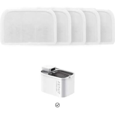 Filtre de Rechange pour Fontaine à Eau Petkit - Pack de 5 - Publicité Filtre de Rechange pour Fontaine à Eau Petkit - Pack de 5 - Publicité