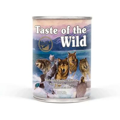 Taste of the Wild Wetlands Nourriture Humide au Canard - Nourriture pour Chiens - Publicité Taste of the Wild Wetlands Nourriture Humide au Canard - Nourriture pour Chiens - Publicité