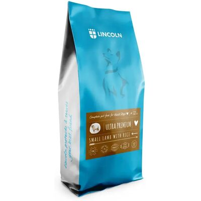 LINCOLN Nourriture Ultra Premium Agneau Petit pour Adultes - 12kg - Publicité LINCOLN Nourriture Ultra Premium Agneau Petit pour Adultes - 12kg - Publicité
