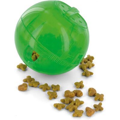 PetSafe SlimCat Distributeur de nourriture pour chats - Jouet vert - Publicité PetSafe SlimCat Distributeur de nourriture pour chats - Jouet vert - Publicité