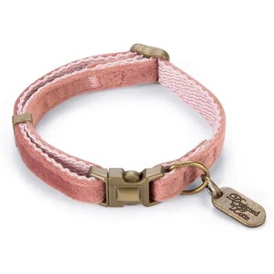 Designed By Lotte Collier De Chien Velura Pink 26-40 cm x 15 mm - Publicité Designed By Lotte Collier De Chien Velura Pink 26-40 cm x 15 mm - Publicité