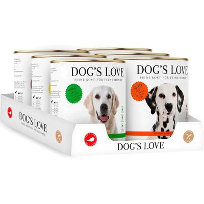 Nourriture humide pour chiens adultes Dog's Love - Pack varié - Publicité Nourriture humide pour chiens adultes Dog's Love - Pack varié - Publicité