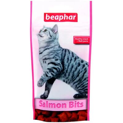 Beaphar Bouchées De Saumon Pour Chat 18x35g One Size - Publicité Beaphar Bouchées De Saumon Pour Chat 18x35g One Size - Publicité